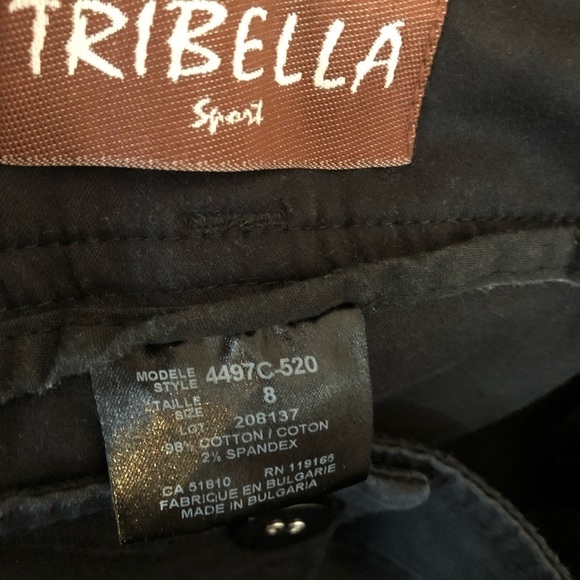 Tribella Sport Embellished Cropped Capri, size 8 - Picture 4 of 4